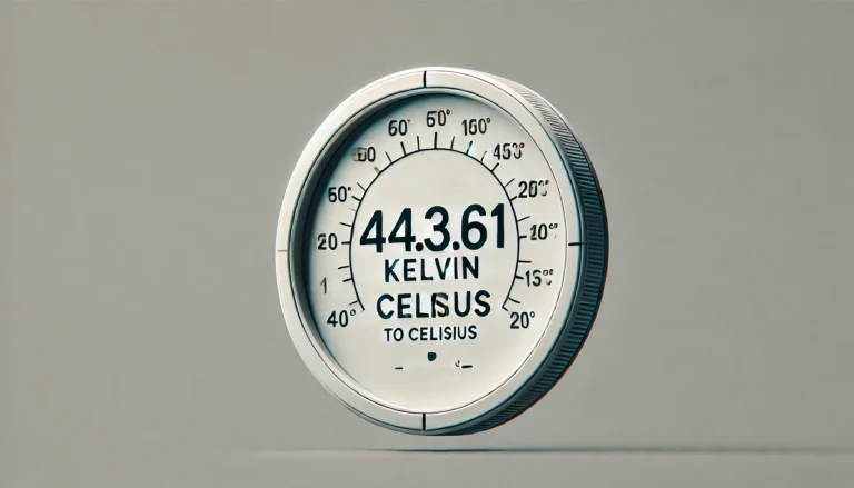 443.61 kelvin to celsius