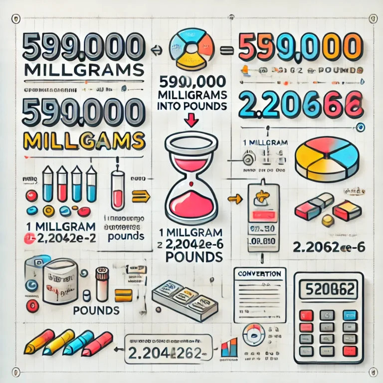 convert 590000 milligrams into pounds
